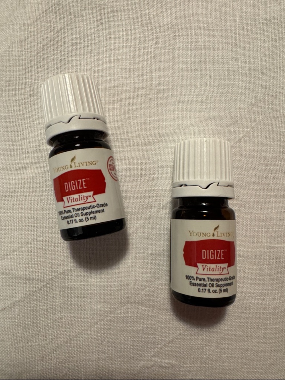 Young Living Digize Vitality Essential Oil Bottles- Pair sold together